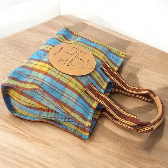 Tory Burch Ella Plaid Market Tote – NWT - Picture 12 of 14